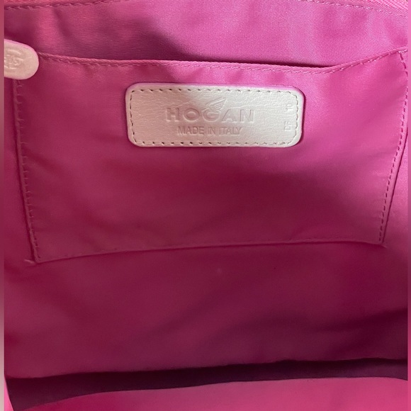 Leather and Canvas Vintage Hogan Shoulder Bag - Picture 6 of 6